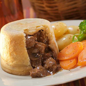 Picture of The Great British Pudding Co. Steak, Mushroom & Ale Puddings (8x390g)