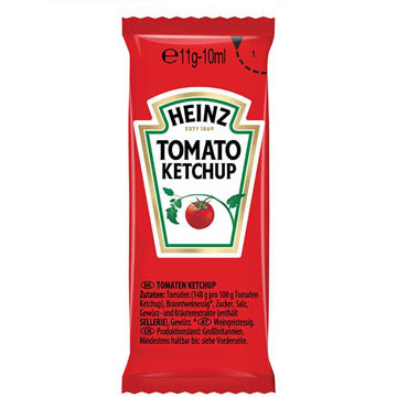 Picture of Heinz Tomato Ketchup Sachets (200x10ml)