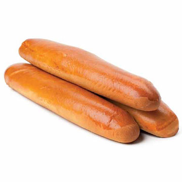 Picture of Speciality Breads Large Glazed Brioche Hot Dog Rolls (36x95g)
