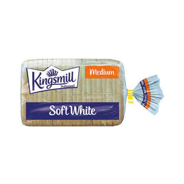 Picture of Kingsmill Professional White Medium Sliced Bread (18+2) (8x800g)