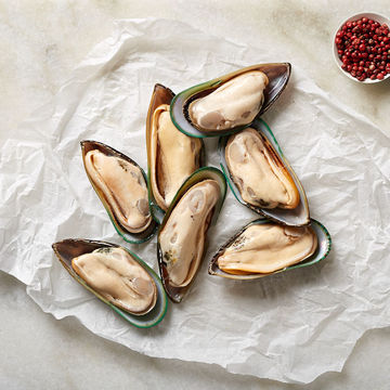 Picture of Sykes Seafood New Zealand 1/2 Greenshell Mussels (12x800g)