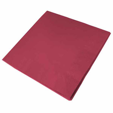 Picture of Swantex 40cm/2ply Burgundy Napkins (16x125)