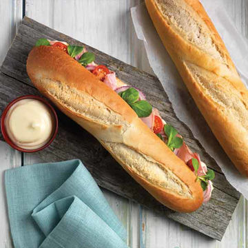 Picture of Chefs' Selections White Demi Baguettes (50x135g)