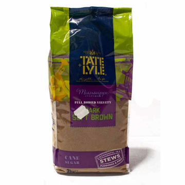 Picture of Tate & Lyle Dark Brown Soft Sugar (4x3kg)