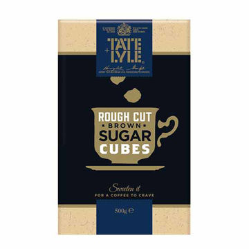 Picture of Tate & Lyle Rough Cut Demerara Sugar Cubes (8x1kg)