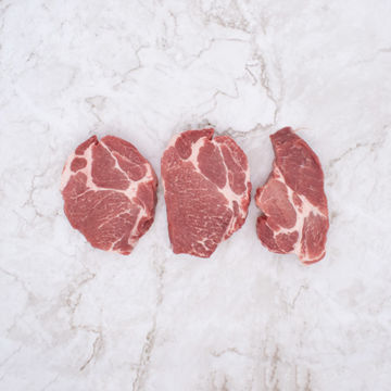 Picture of Pork - Shoulder, Steak, Avg 5oz, Each (Price per Kg)