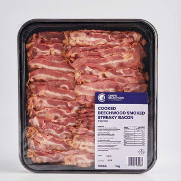 Picture of Chefs' Selections Beechwood Smoked Streaky Bacon (8x1kg)
