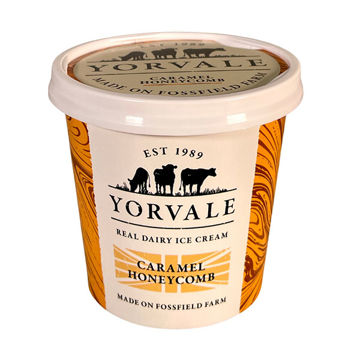 Picture of Yorvale Caramel Honeycomb Ice Cream (24x120ml)