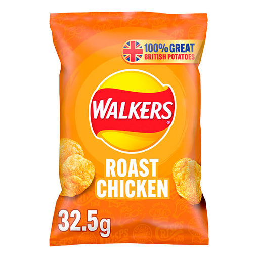 Picture of Walkers Roast Chicken Crisps (32x32.5g)