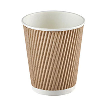Picture of Celebration 8oz Ripple Kraft Coffee Cups (500)