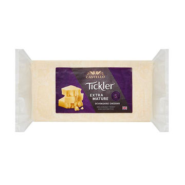 Picture of Tickler Extra Mature White Cheddar Cheese (6x1kg)